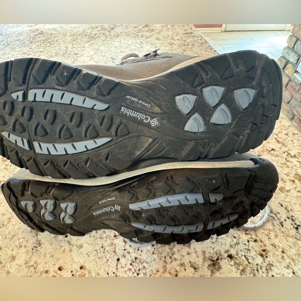 Columbia Newton Ridge Plus Waterproof Hiking Boots Grey BL3783-052 Womens 8.5 - Picture 5 of 6